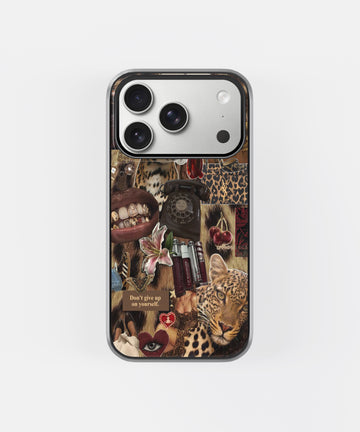 Wild Leopard Luxe Retro Glam Phone Case.