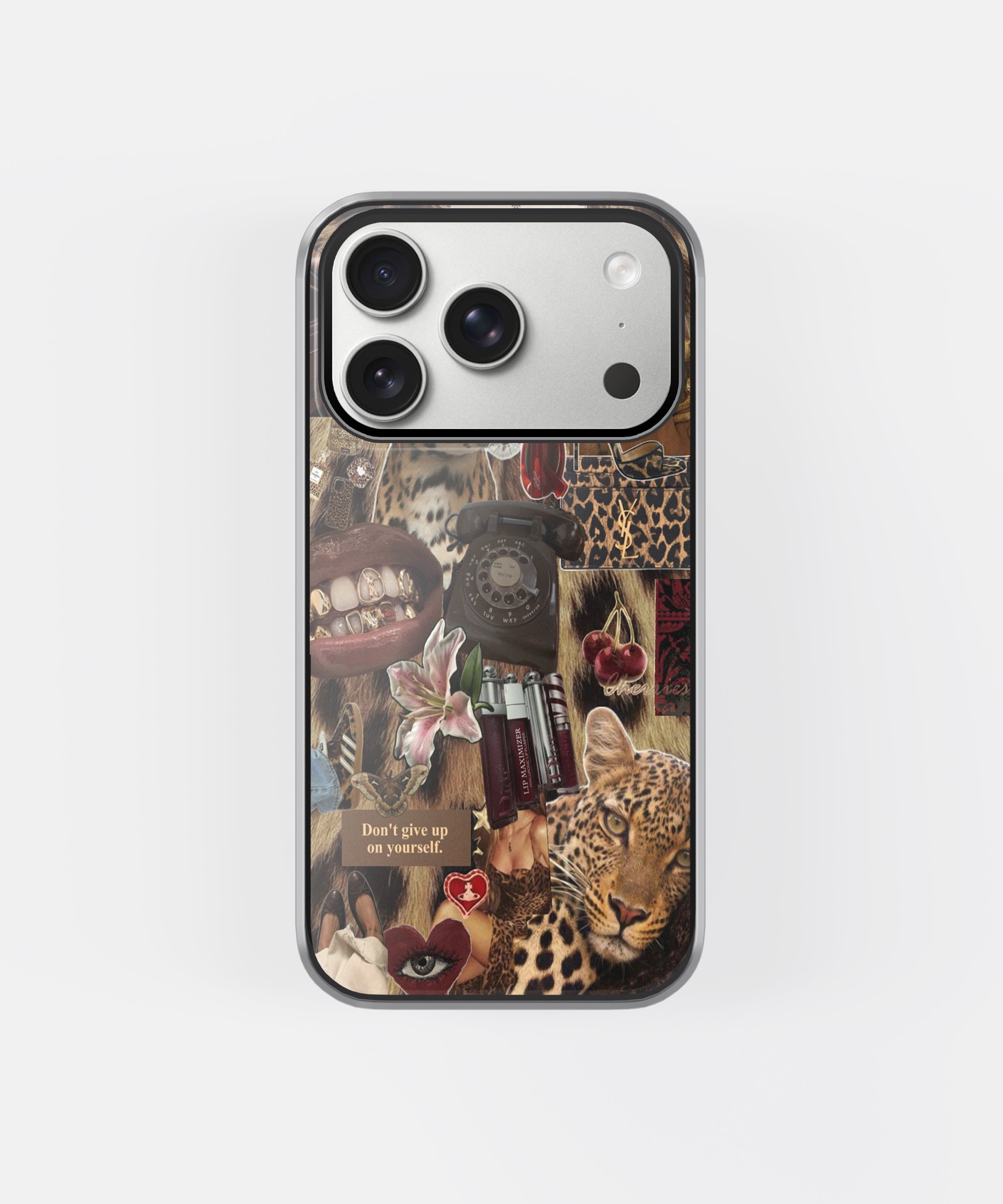 Wild Leopard Luxe Retro Glam Phone Case.