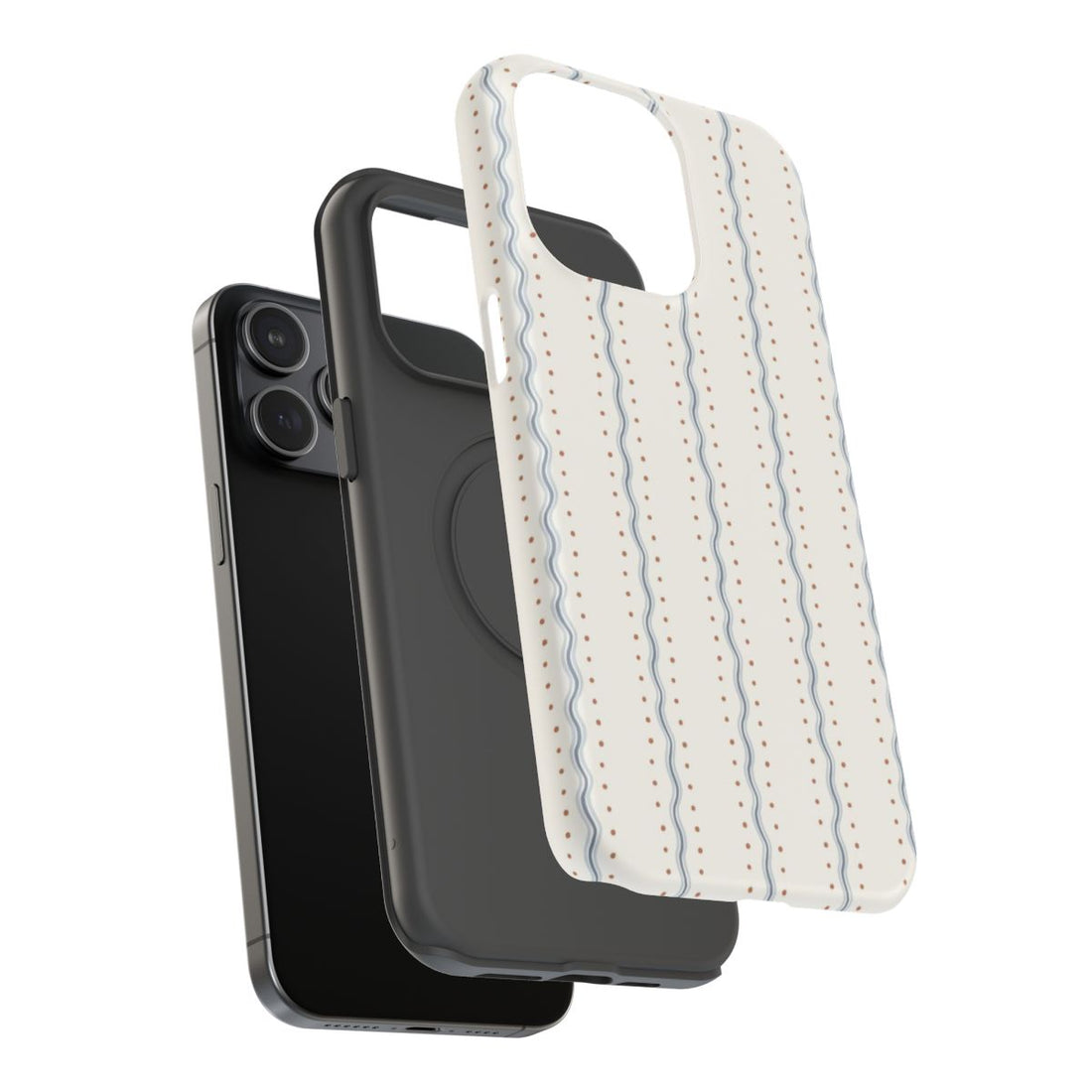 Neutral Stripe Aesthetic Phone Case.