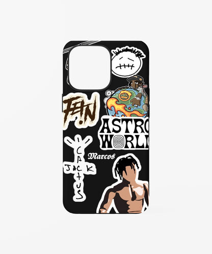 Rapper Travis Scott Inspired Phone Case.