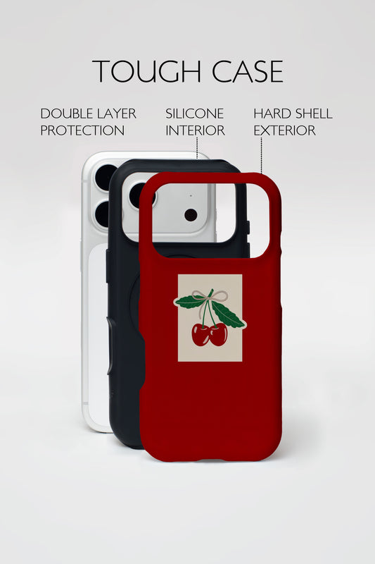 Cherry Stamp Phone Case.