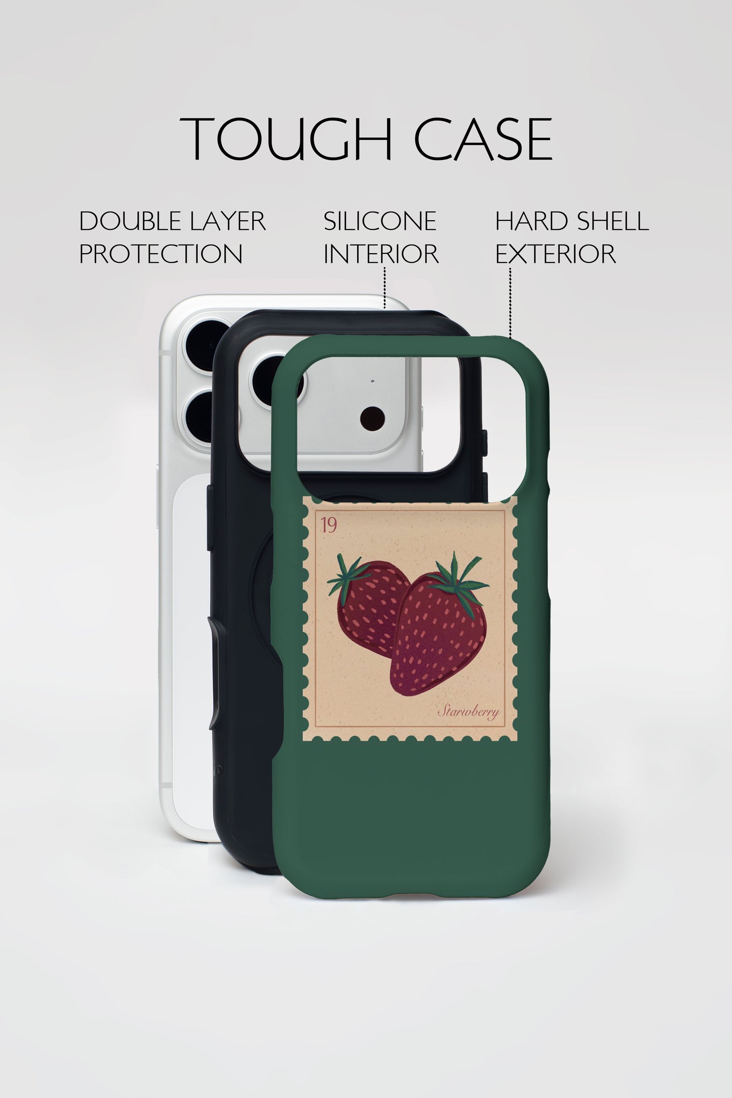 Strawberry Stamp Phone Case.