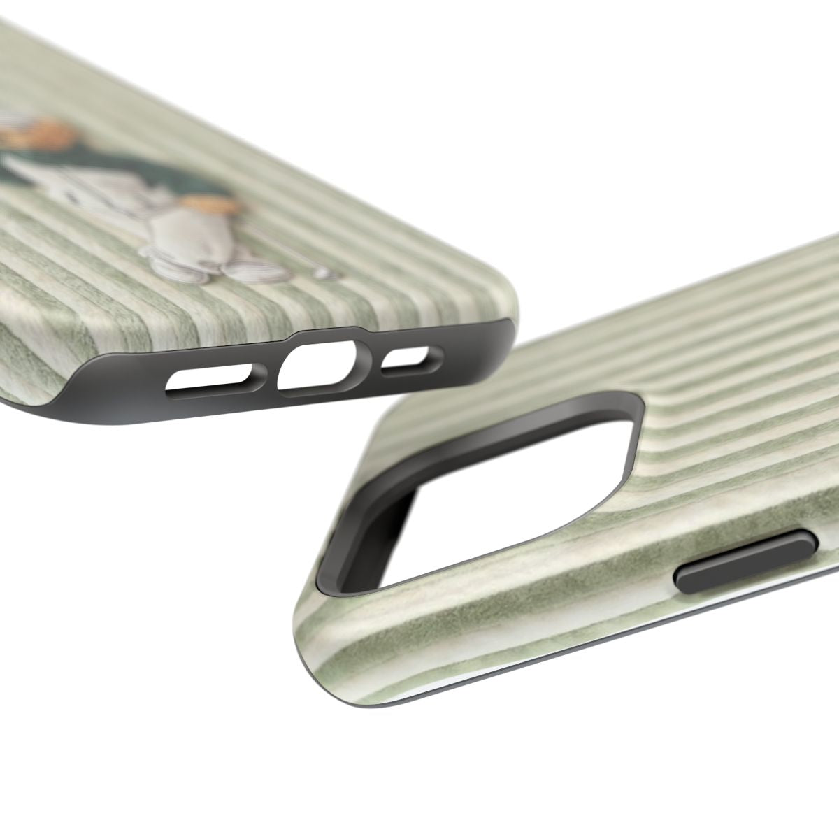 Preppy Teddy Bear Aesthetic Phone Case.