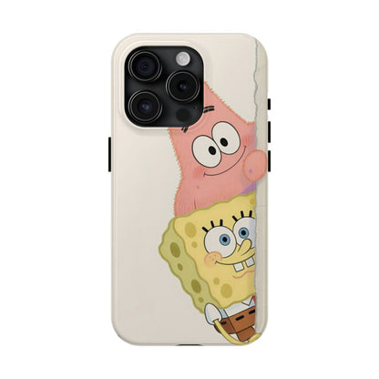 Bestie Cartoon Peek Cute Vibes Phone Case.