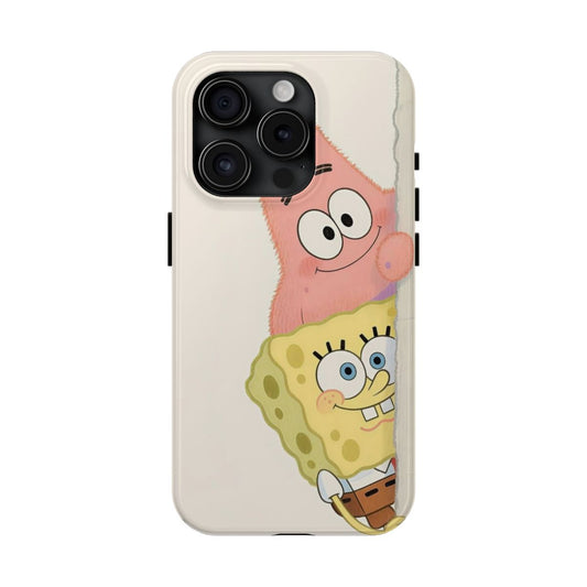 Bestie Cartoon Peek Cute Vibes Phone Case.