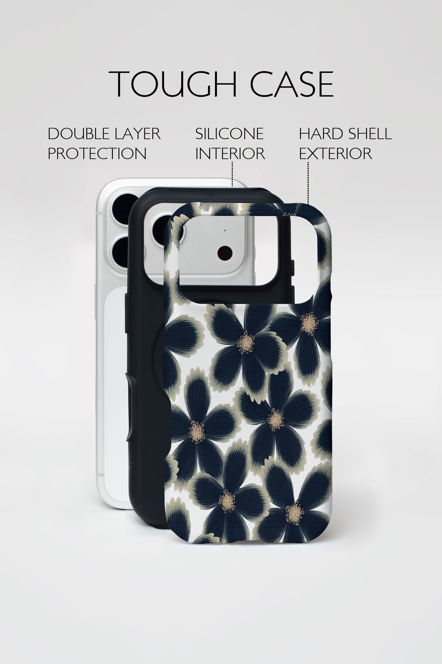 Midnight Bloom Phone Case.