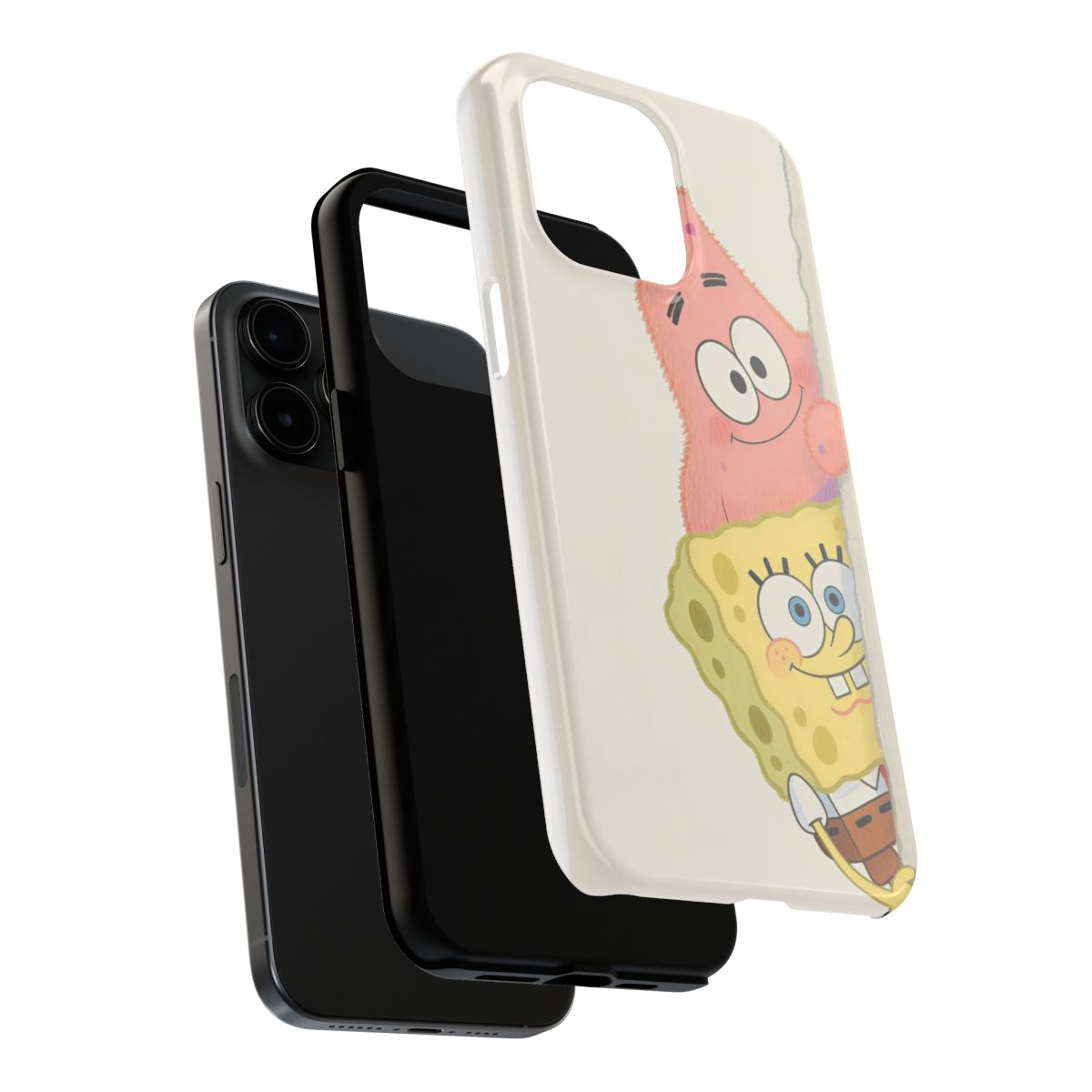Bestie Cartoon Peek Cute Vibes Phone Case.