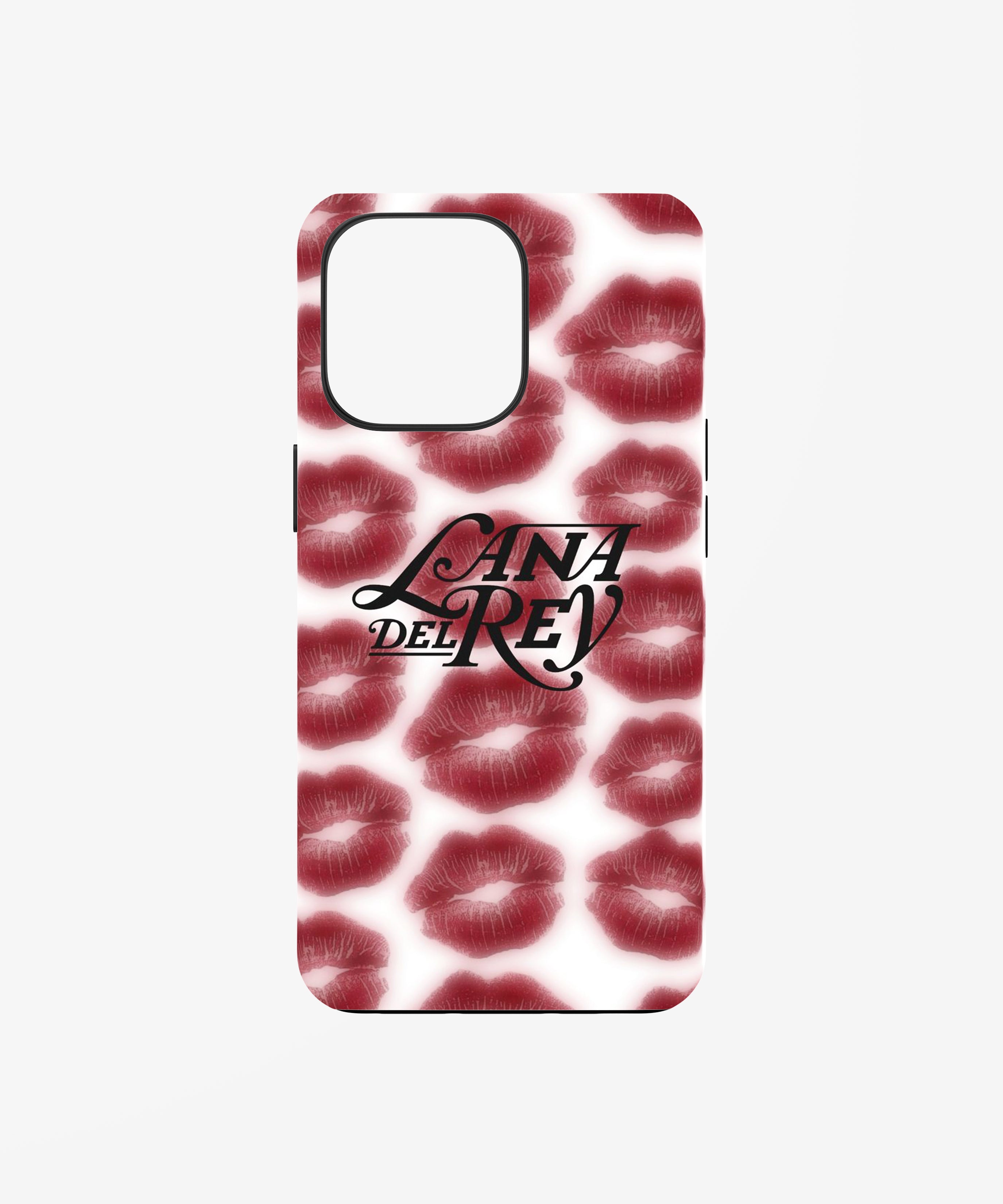 Kiss Print Lana Del Rey Phone Case.