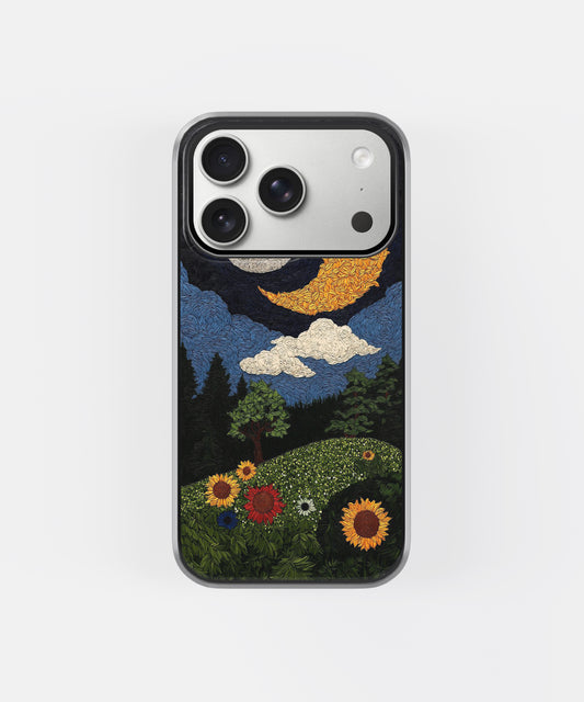 Cosmic Sunflower Phone Case.