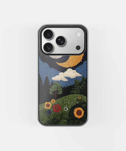 Cosmic Sunflower Phone Case.