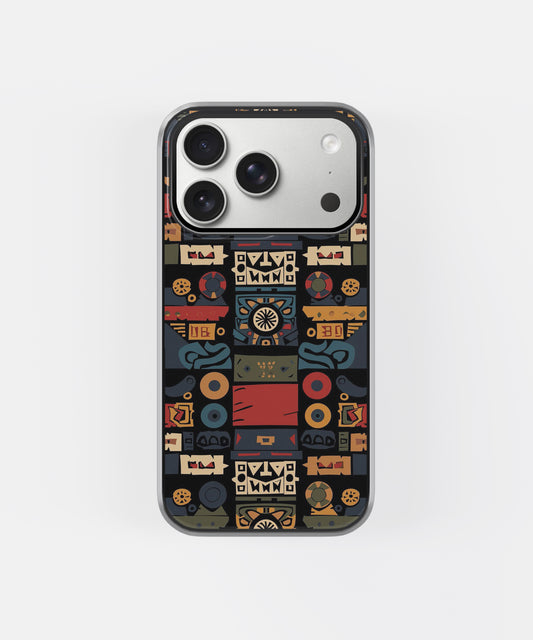 Earth Tone Drip Phone Case.