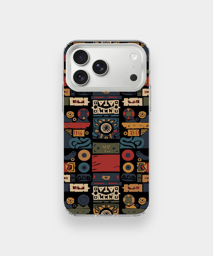 Earth Tone Drip Phone Case.