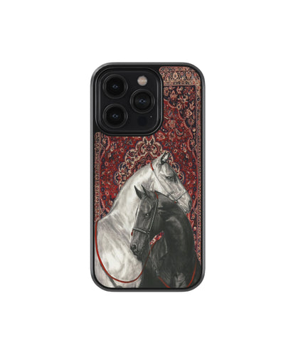 Vintage Royal Horse Art Phone Case.