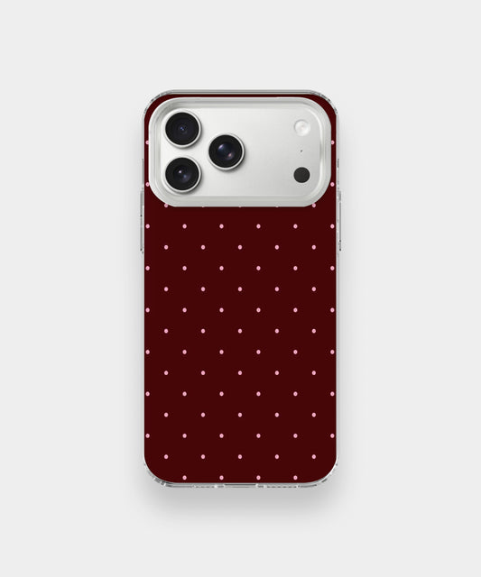 Cherry Vibe Polka Phone Case.