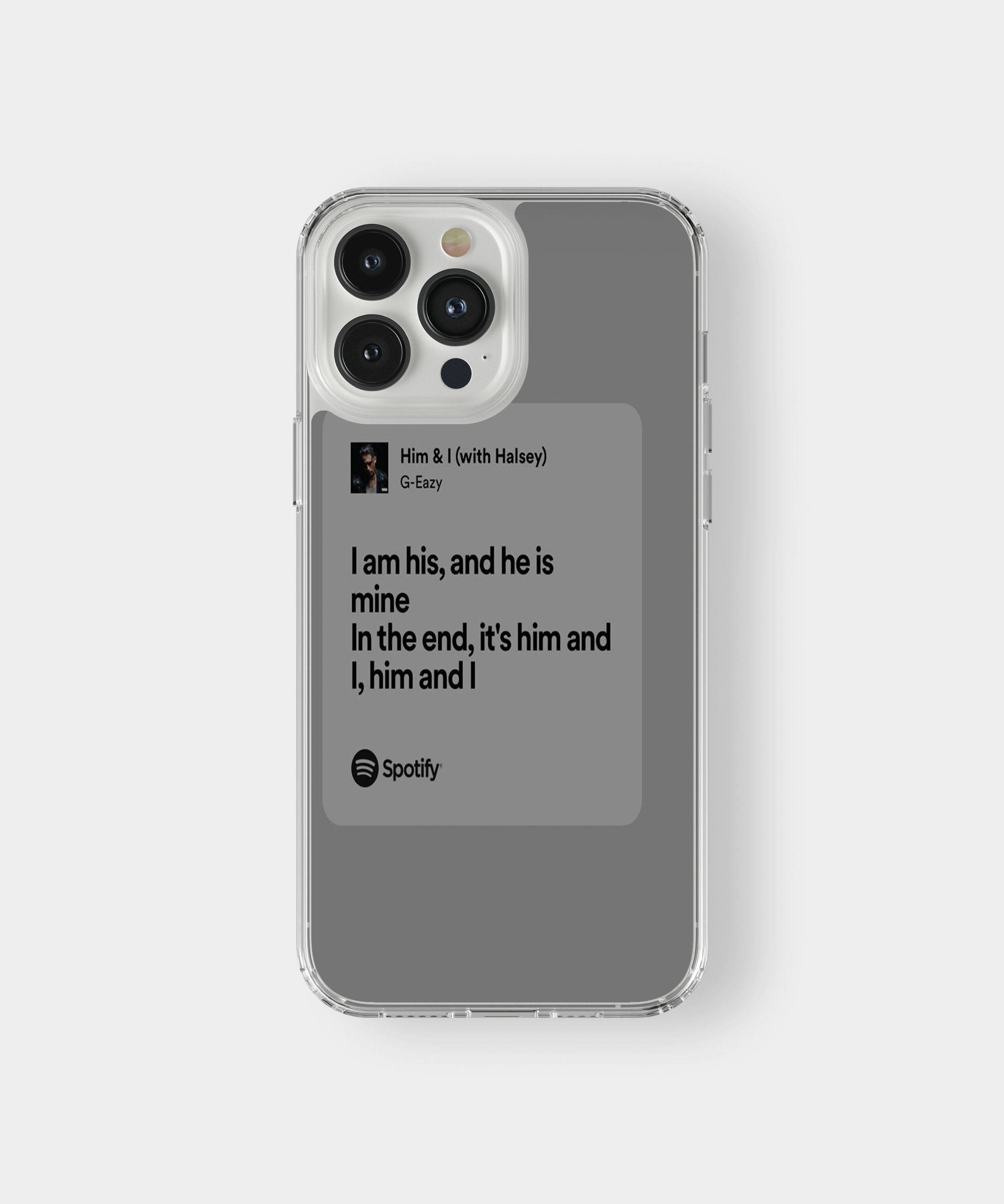 Spotify Lyrics Phone Case.