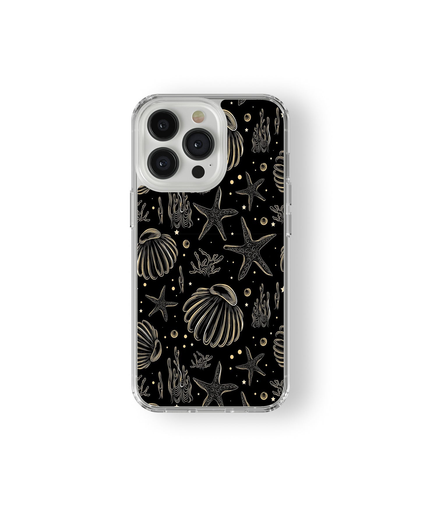 Black shell luxury phone case.