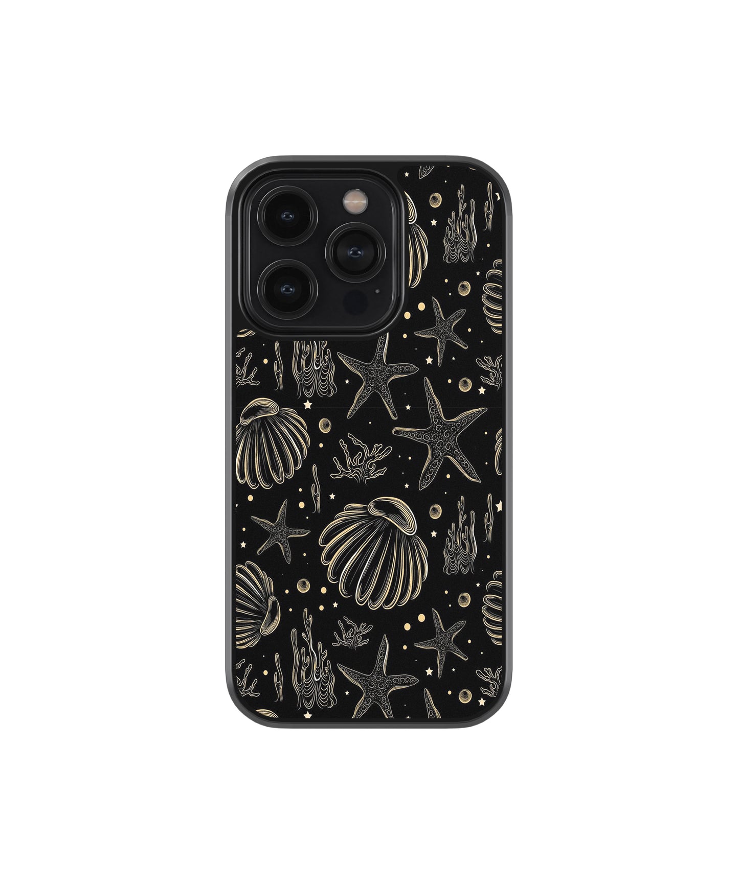 Black shell luxury phone case.