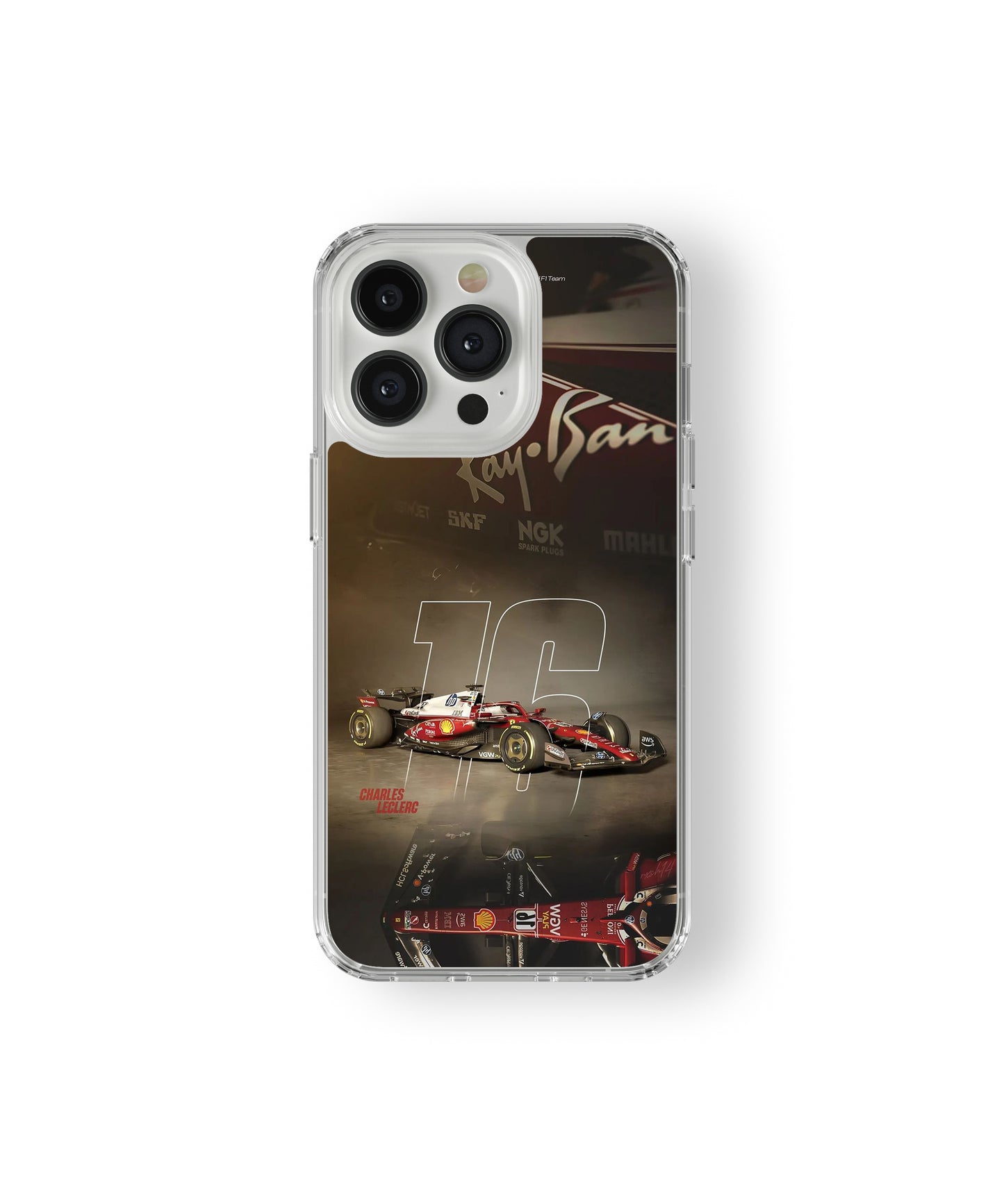 Ferrari F1 Charles Leclerc 16 Racing phone case.