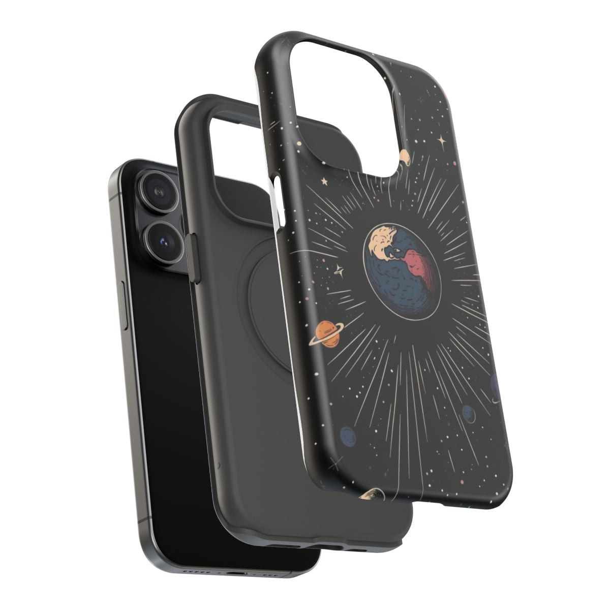Planet Galaxy Starry Night Phone Case.