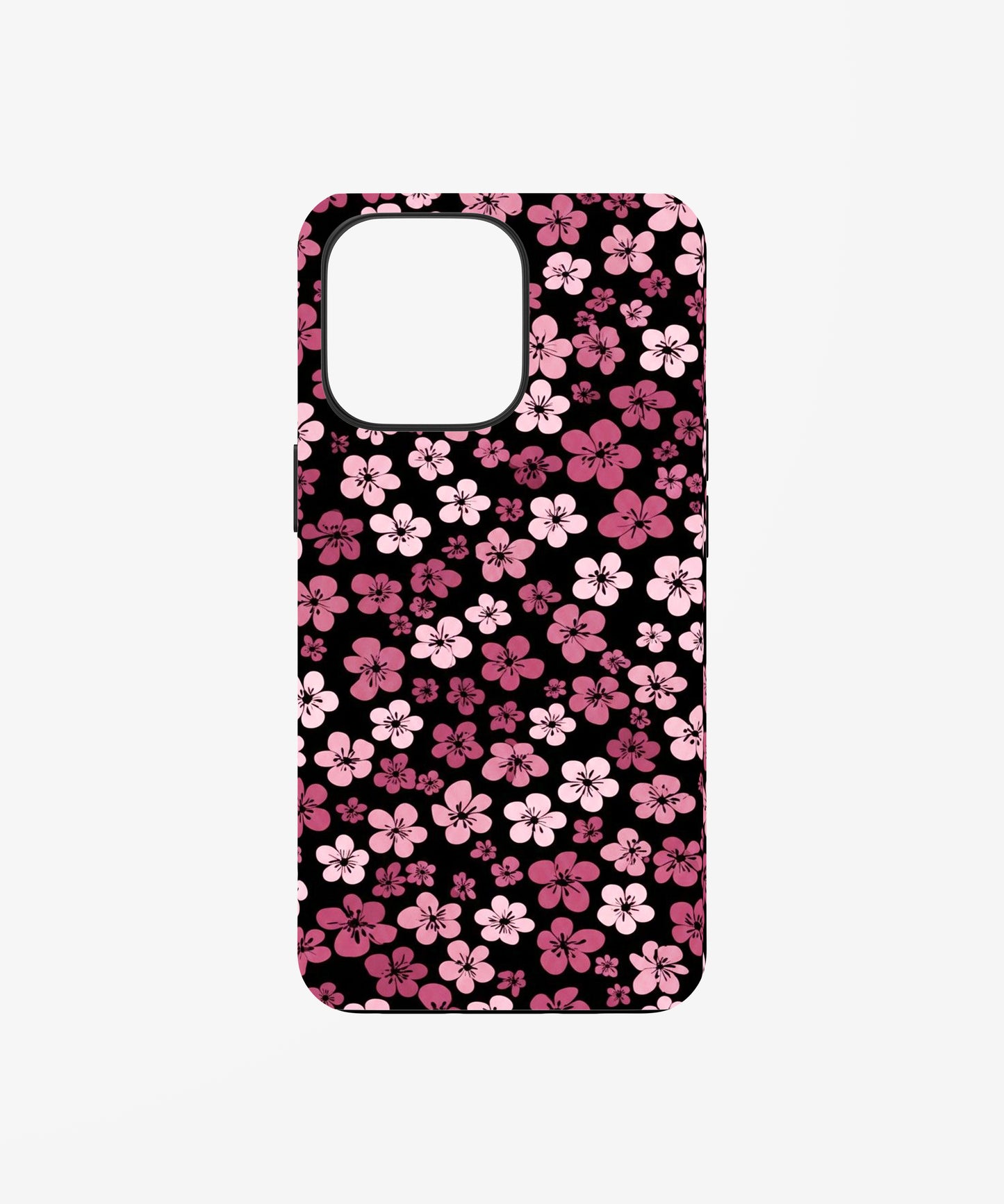 Pink Petal Floral Design phone case.
