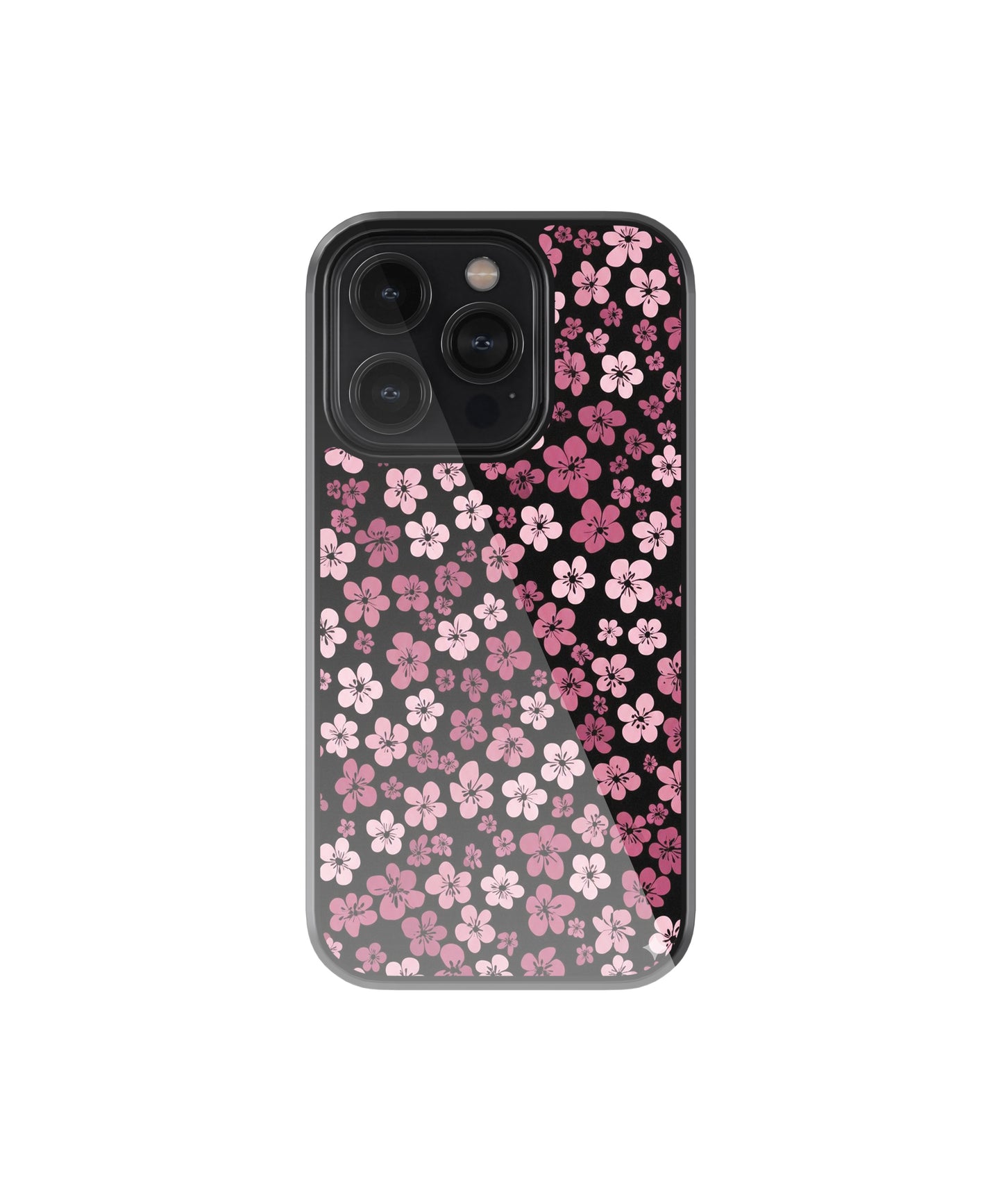 Pink Petal Floral Design phone case.