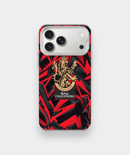 RCB Red Storm Graphic Energy phone case.