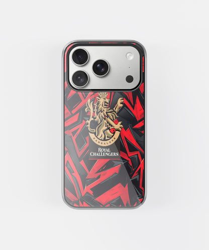 RCB Red Storm Graphic Energy phone case.