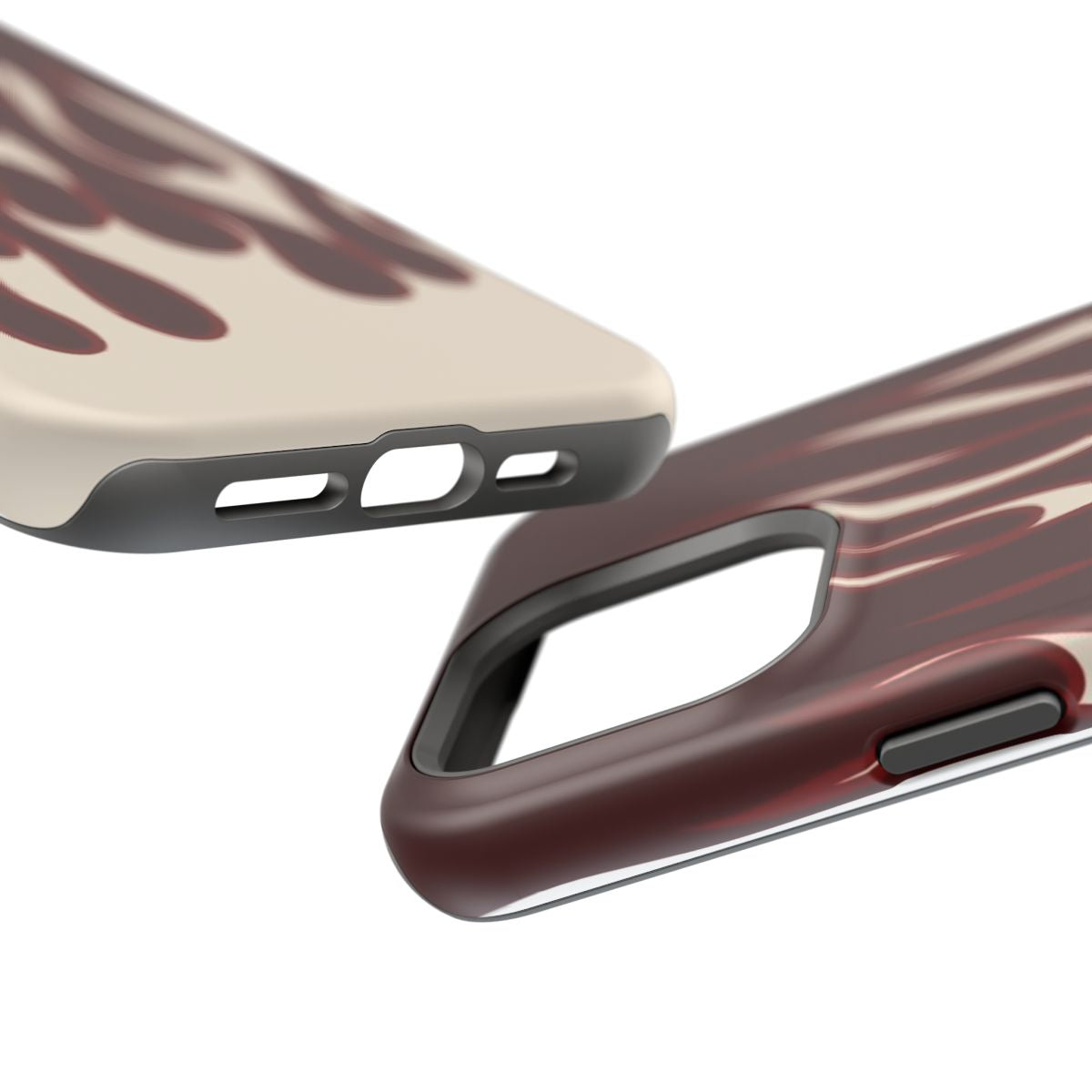 Red dripping flames Phone Case.