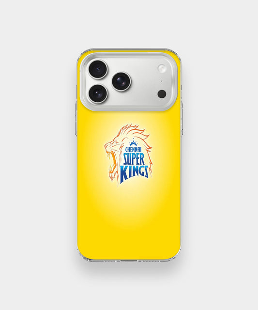 Chennai Super Kings Yellow Power phone case.