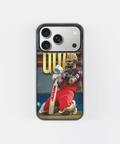 King Kohli Action Shot phone case.