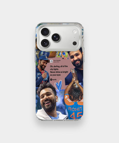 Rohit Sharma Icon Moments phone case.