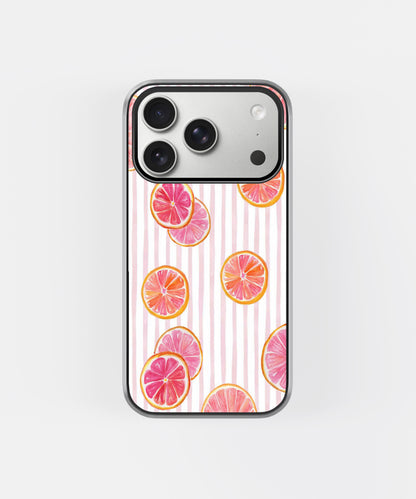 Juicy Pink Citrus Pop Phone Case.