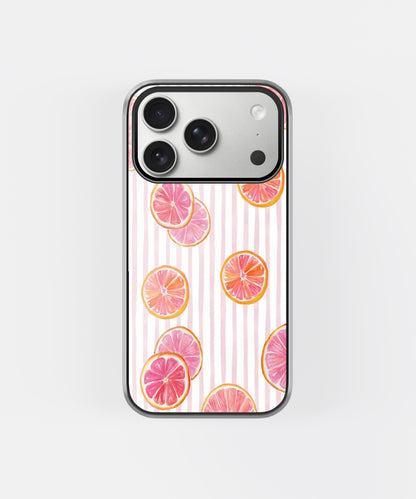 Juicy Pink Citrus Pop Phone Case.
