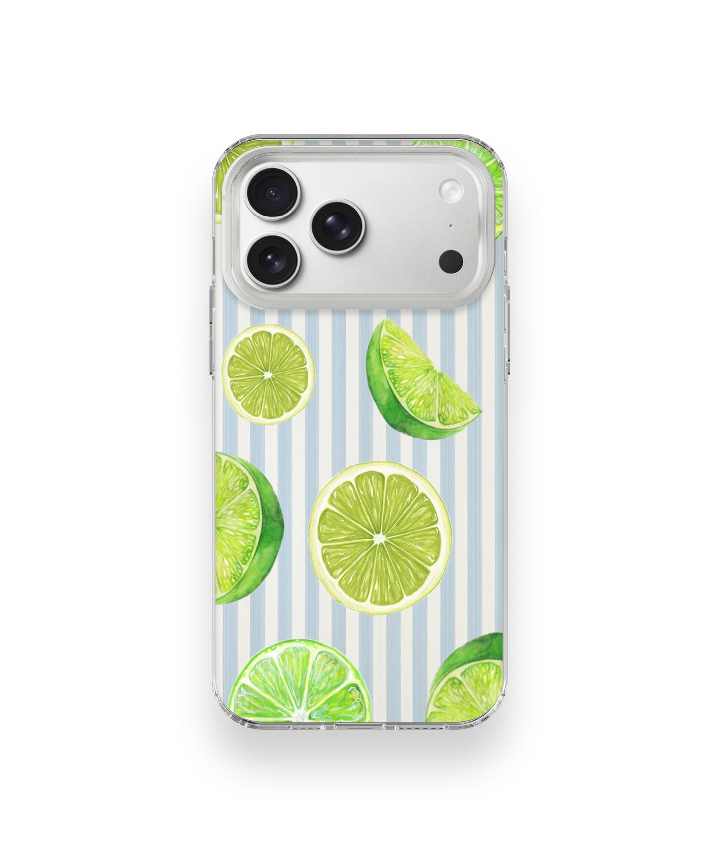 Fresh Lime Chill Stripes Phone Case.