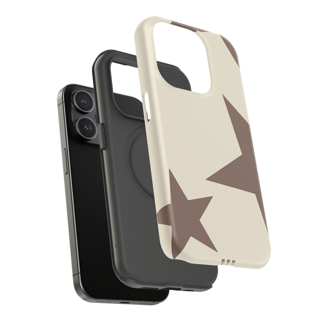 Minimal Star Pattern Aesthetic Phone Case.