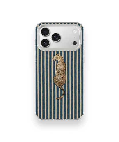 Vintage Leopard Stripe Core Phone Case.