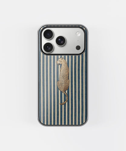Vintage Leopard Stripe Core Phone Case.
