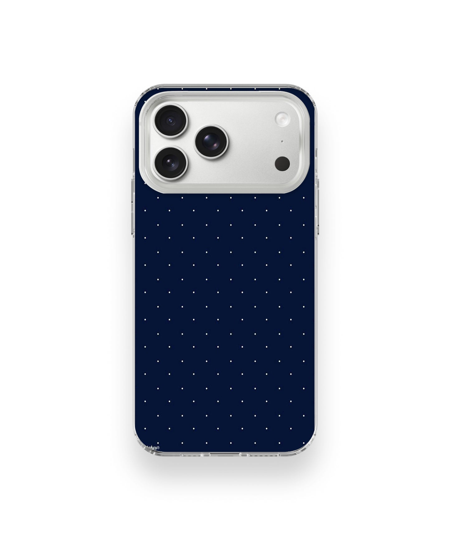 Midnight Minimal Dot Grid Phone Case.