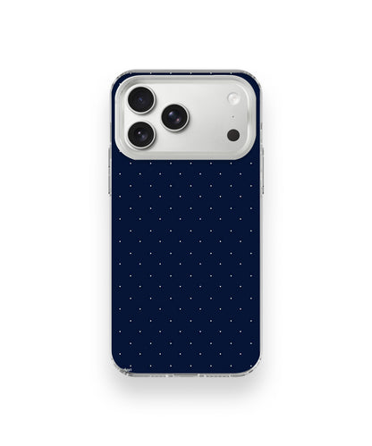 Midnight Minimal Dot Grid Phone Case.
