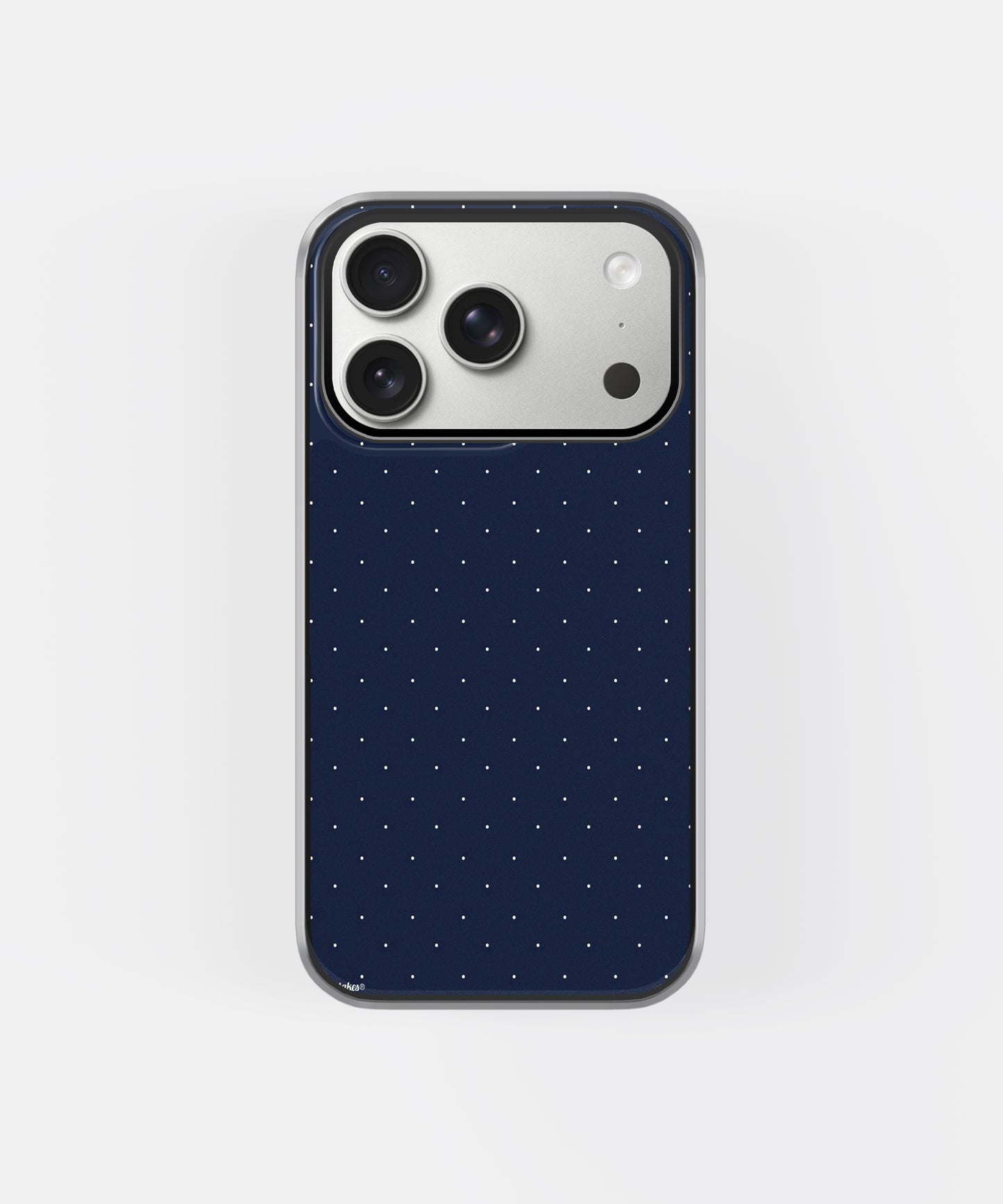 Midnight Minimal Dot Grid Phone Case.