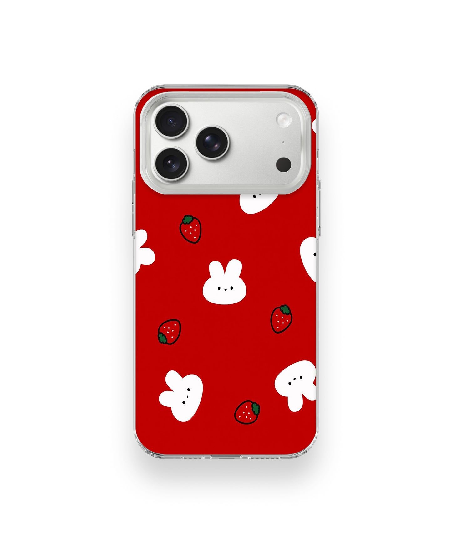 Strawberry Bunny Pop Fun Phone Case.