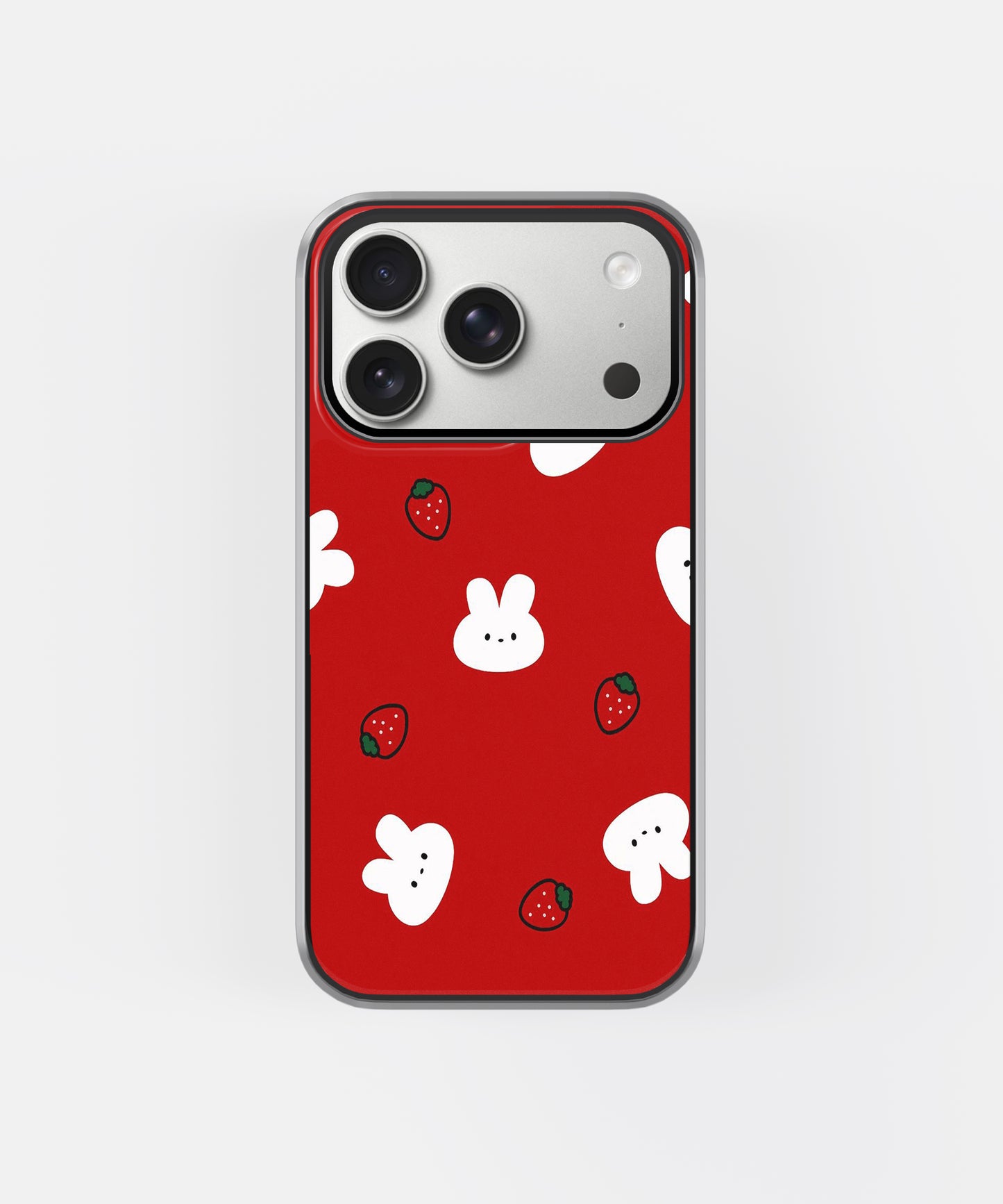 Strawberry Bunny Pop Fun Phone Case.