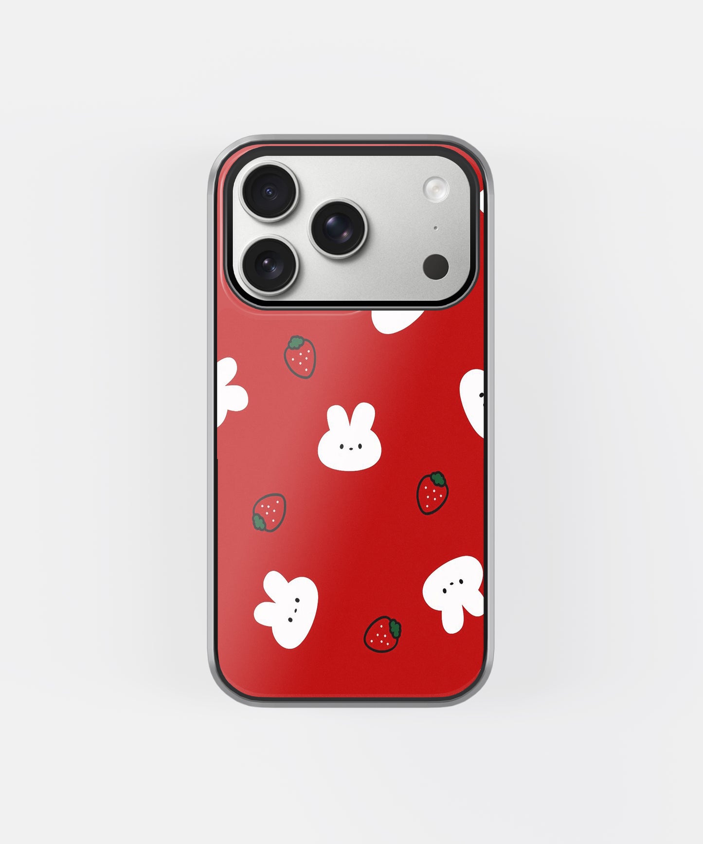 Strawberry Bunny Pop Fun Phone Case.