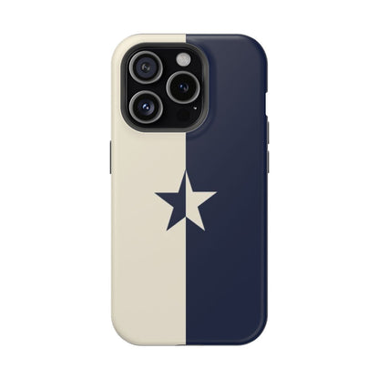 Minimal Split Color Star Phone Case.