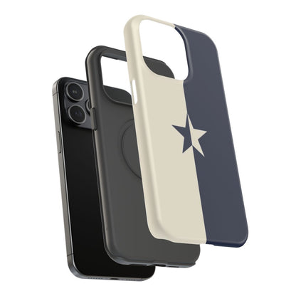 Minimal Split Color Star Phone Case.