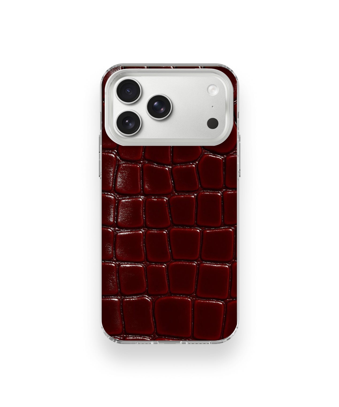 Glossy Red Croc Phone Case.