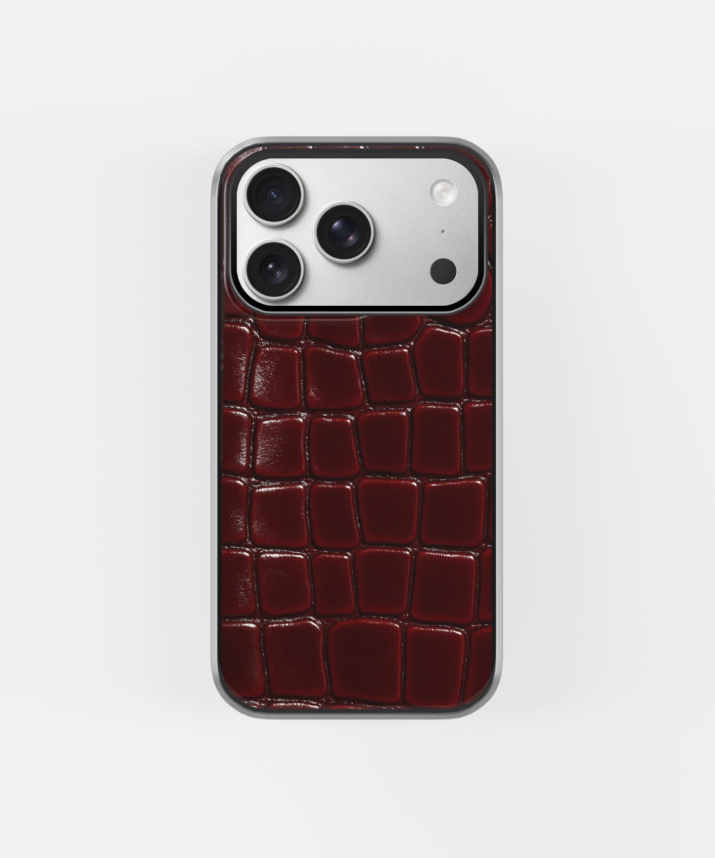 Glossy Red Croc Phone Case.