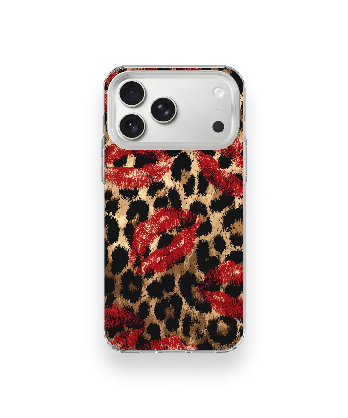 Wild Lips Leopard Phone Case.