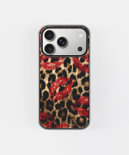 Wild Lips Leopard Phone Case.