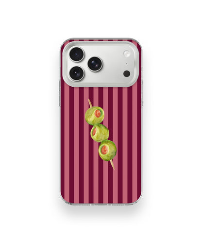 Olive Pop Stripe Phone Case.